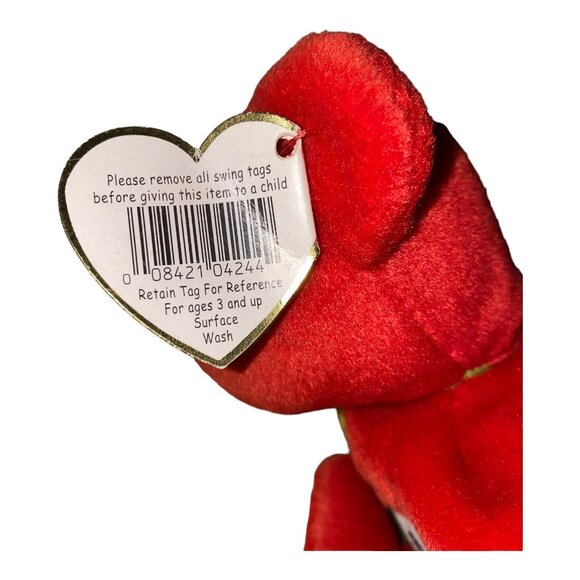Ty Beanie Baby Osito Bear Mexico Red Retired Collectible Plush With Tag - Picture 8 of 10
